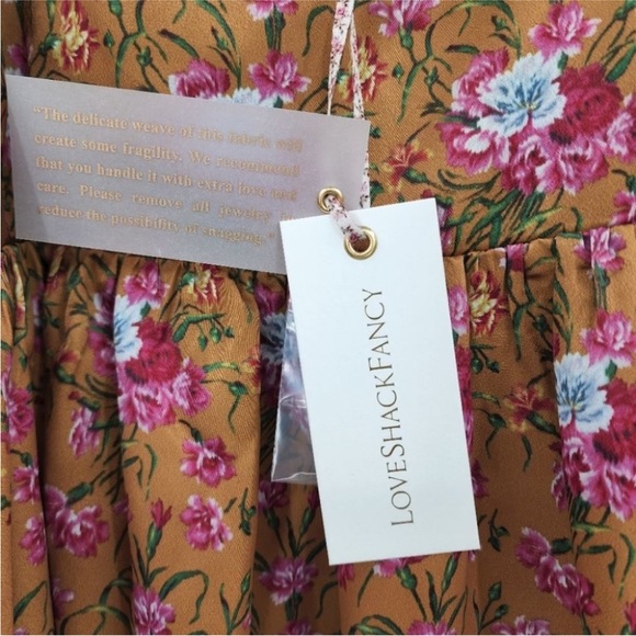 LoveShackFancy Floral Mini Dress - Picture 8 of 12